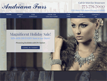Tablet Screenshot of andrianafurs.com
